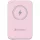 Power bank, mágneses (vezeték nélküli), 10.000mAh, VERBATIM "MCP-10, rózsaszín