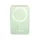 Power bank, mágneses (vezeték nélküli), 10.000mAh, VERBATIM "Charge n Go", zöld