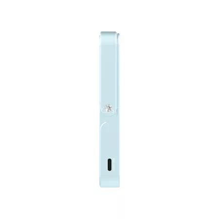Power bank, mágneses (vezeték nélküli), 10.000mAh, VERBATIM "Charge n Go", kék