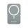 Power bank, mágneses (vezeték nélküli), 10.000mAh, VERBATIM "Charge n Go", szürke