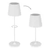 Akkus asztali lámpa, USB, LED 3,8W EGLO "Cabozo" fehér