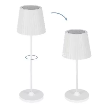 Akkus asztali lámpa, USB, LED 3,8W EGLO "Cabozo" fehér