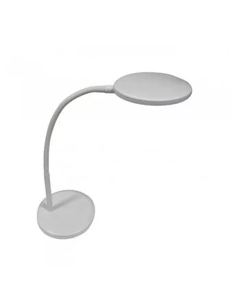 Asztali lámpa, LED, 8,3 W, forgatható, ALBA, fehér