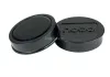 Korong mágnes, fehértáblához, 38 mm, 4 db, NOBO, fekete
