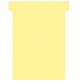 T-kártya tervezőtáblához, 3-as méret, NOBO, sárga