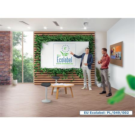 Fehértábla, zománcozott, mágneses, 120x90 cm, alumínium keret, Ecolabel, NOBO "Premium Plus"