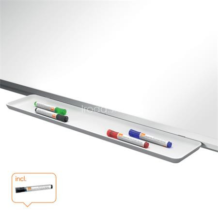 Fehértábla, zománcozott, mágneses, 240x120 cm, alumínium keret, Ecolabel, NOBO "Premium Plus"