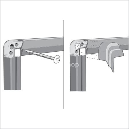 Fehértábla, zománcozott, mágneses, 240x120 cm, alumínium keret, Ecolabel, NOBO "Premium Plus"