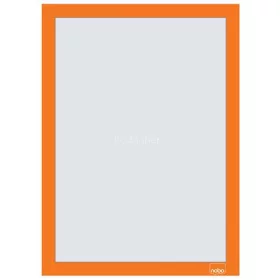   Posztertábla, fali, A4 méret, műanyag keret, 2 db, NOBO, narancs