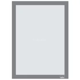   Posztertábla, fali, A4 méret, műanyag keret, 2 db, NOBO, ezüst