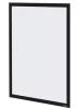 Posztertábla, fali, A3 méret, műanyag keret, 2 db, NOBO, fekete