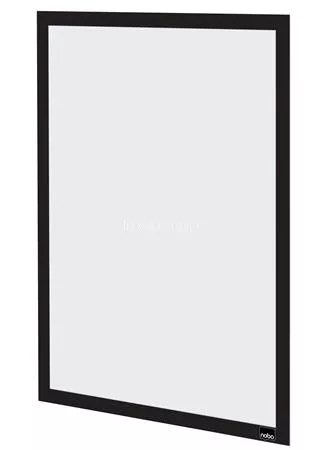 Posztertábla, fali, A3 méret, műanyag keret, 2 db, NOBO, fekete