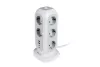 Elosztó, álló, 11 aljzat, 2xUSB-A, 2xUSB-C, VERBATIM "EUPT-01"