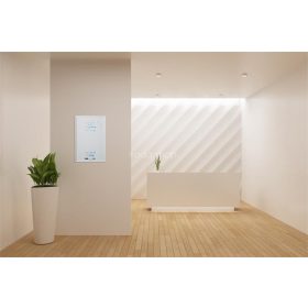   Üzenőtábla, mágneses, 60x40 cm, fehér fa keret, VICTORIA VISUAL, "Travel"