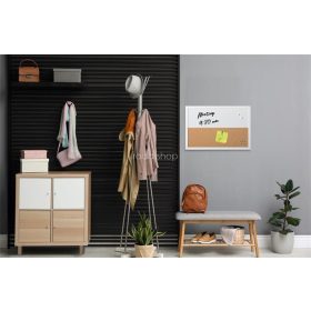   Kombitábla, mágneses, parafa, 60x40 cm, fehér keret, VICTORIA VISUAL, "Elements"