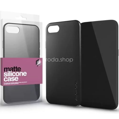 T Phone 5G, Szilikon tok, ultravékony, matt, Xprotector Matte, fekete