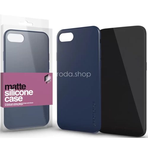 Xiaomi Redmi Note 12 Pro 5G / Poco X5 Pro 5G, Szilikon tok, ultravékony, matt, Xprotector Matte, sötétkék