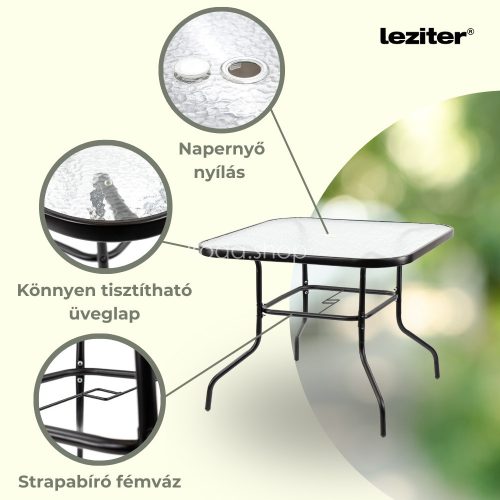 Rozetta 4+1 kerti bútor garnitúra szett