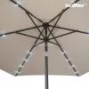 Solari kerti napernyő led lámpával bézs 300 cm