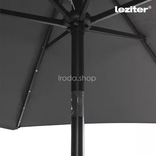 Solari kerti napernyő led lámpával szürke 300 cm