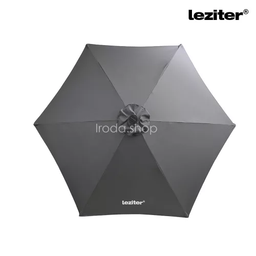 Solari kerti napernyő led lámpával szürke 300 cm