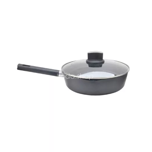 Zilan ZLN0874 Spotty Chef magasfalú serpenyő fedővel, 24 cm, 2,4 literes, tapadásmentes bevonat