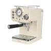 Zilan ZLN2992 retró eszpresszó kávéfőző, 1100 W, 15 bar, 1,25 liter kapacitás, tejhabosító, bézs