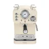 Zilan ZLN2992 retró eszpresszó kávéfőző, 1100 W, 15 bar, 1,25 liter kapacitás, tejhabosító, bézs
