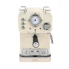 Zilan ZLN2992 retró eszpresszó kávéfőző, 1100 W, 15 bar, 1,25 liter kapacitás, tejhabosító, bézs