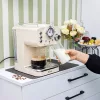 Zilan ZLN2992 retró eszpresszó kávéfőző, 1100 W, 15 bar, 1,25 liter kapacitás, tejhabosító, bézs