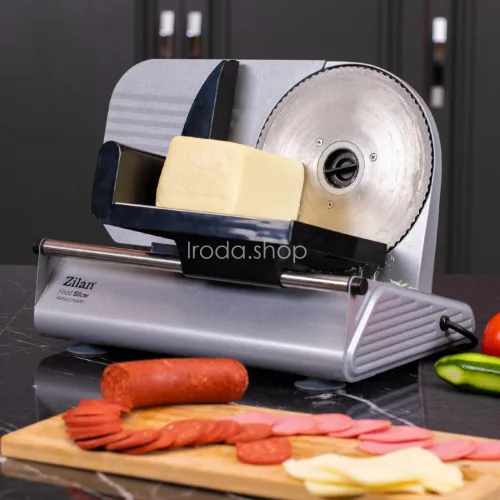 Zilan ZLN3376 szeletelőgép, 150 W, 190 mm-es forgókés, állítható szeletelési vastagság, biztonságos kivitel