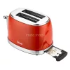 Zilan ZLN7040 retró kenyérpirító, 850 W, 6 fokozat, 2 szeletes, STOP funkció, piros