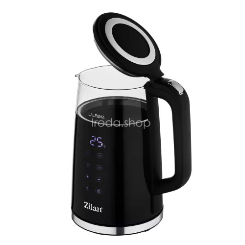 Zilan ZLN7859 vízforraló, max. 2200 W, 1,7 literes, rejtett fűtőszál, digitális kijelző
