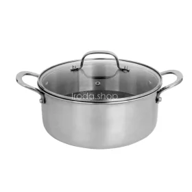   Zilan ZLN9648 Hexachef lábas fedővel, 24 cm, 4,3 liter, 3 rétegű, hatszögletű hibrid tapadásmentes belső
