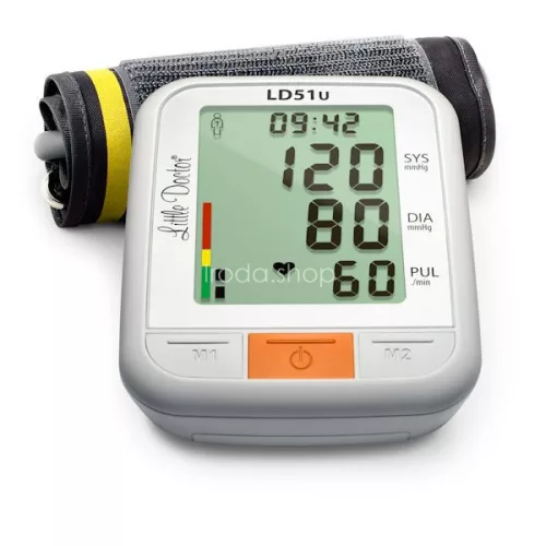 Little Doctor LD51U Automata felkaros vérnyomásmérő hálózati adapterrel