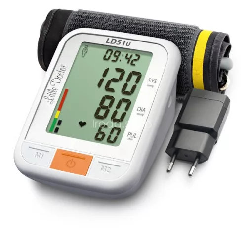 Little Doctor LD51U Automata felkaros vérnyomásmérő hálózati adapterrel